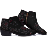 Thornveil Rose Fashion Zip Boots