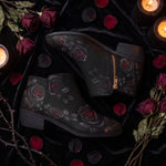 Thornveil Rose Fashion Zip Boots
