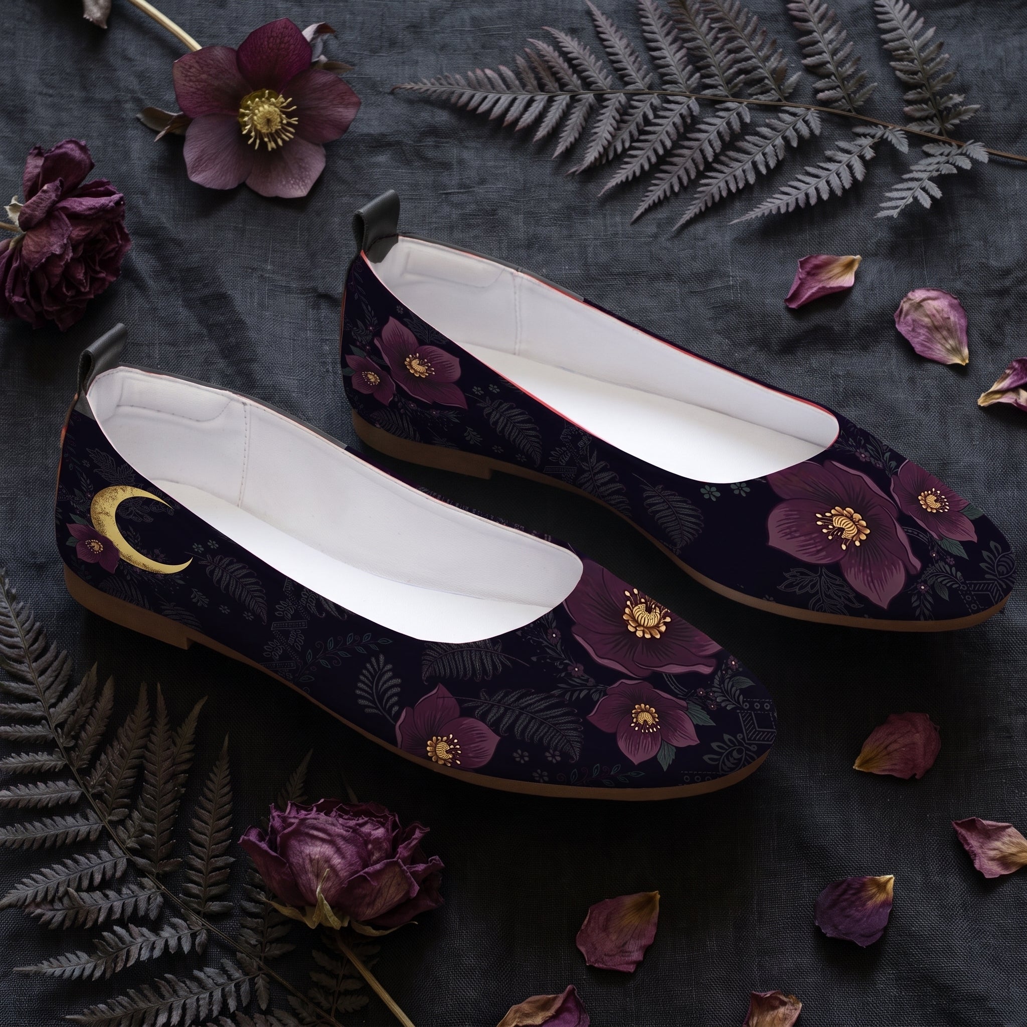 Vespertine Pump - flat lay on decor