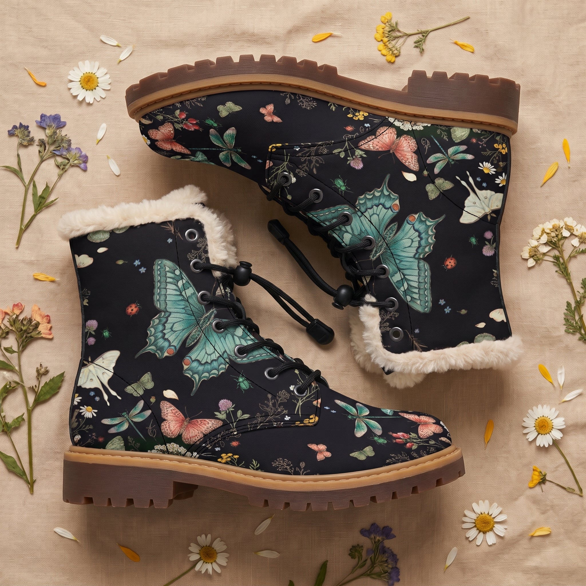 Aurelia Winter Boots - flat decor
