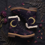 Vespertine Winter Boots - flat decor