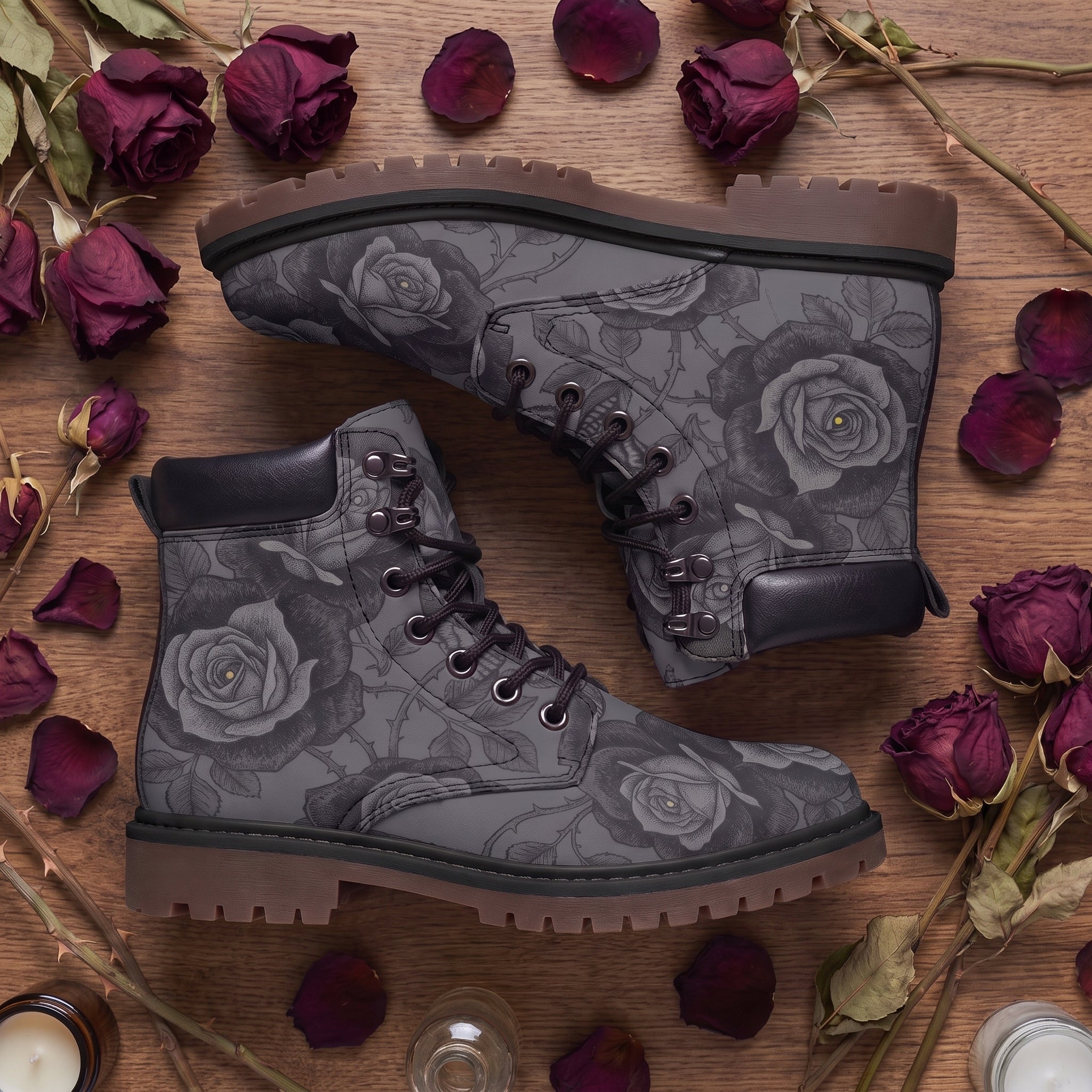Acherontia Classic Boots - flat decor