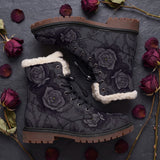 Acherontia Winter Boots - flat decor