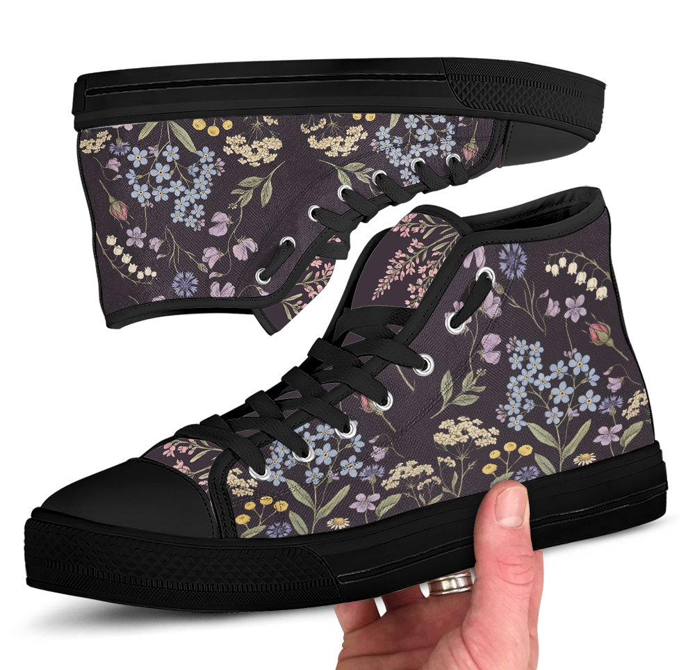 Achillea High Tops — black sole in hand