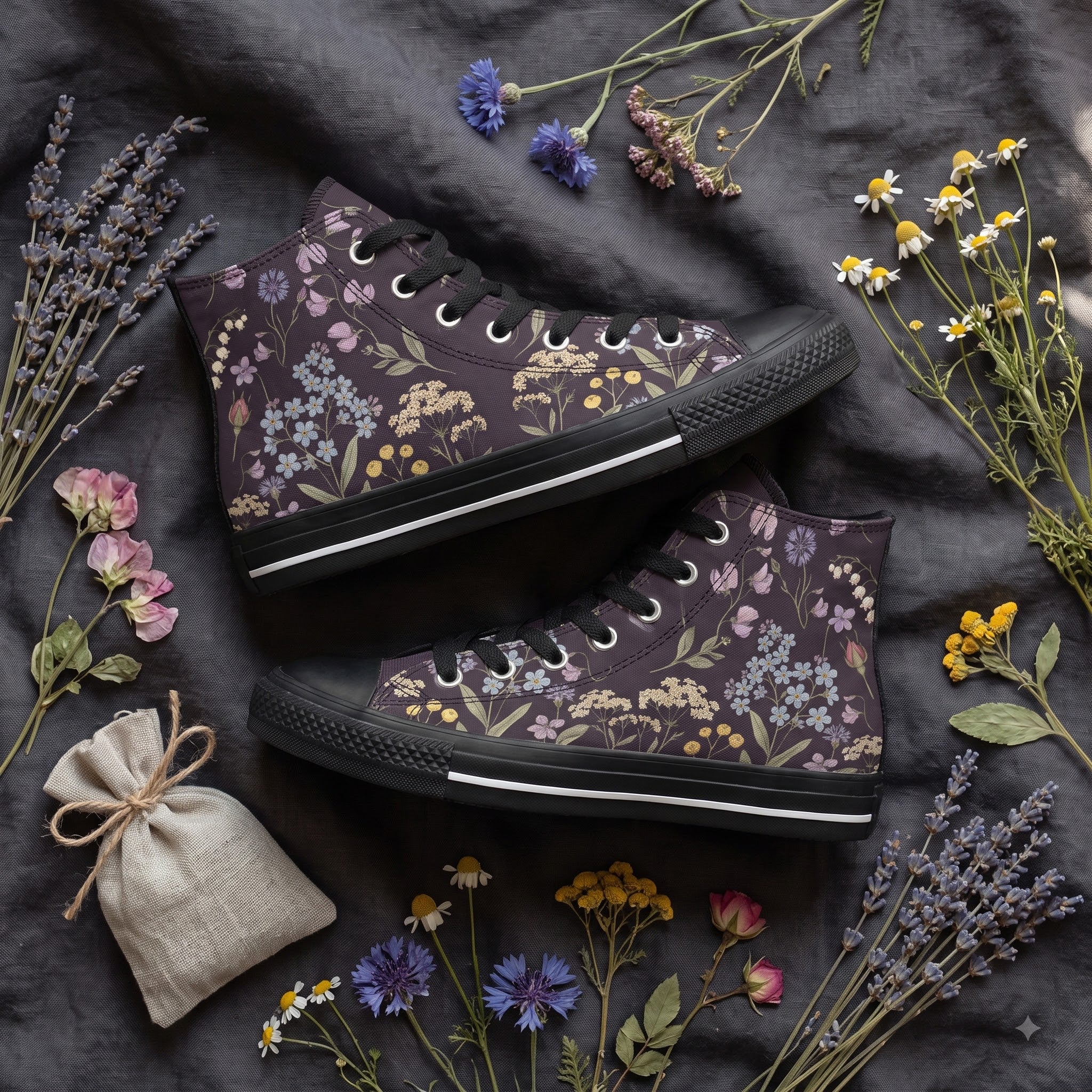 Achillea High Tops — flat lay decor