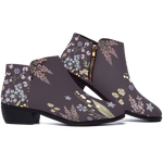Achillea Fashion Zip Boots — side detail view
