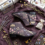 Achillea Fashion Zip Boots — flat lay decor