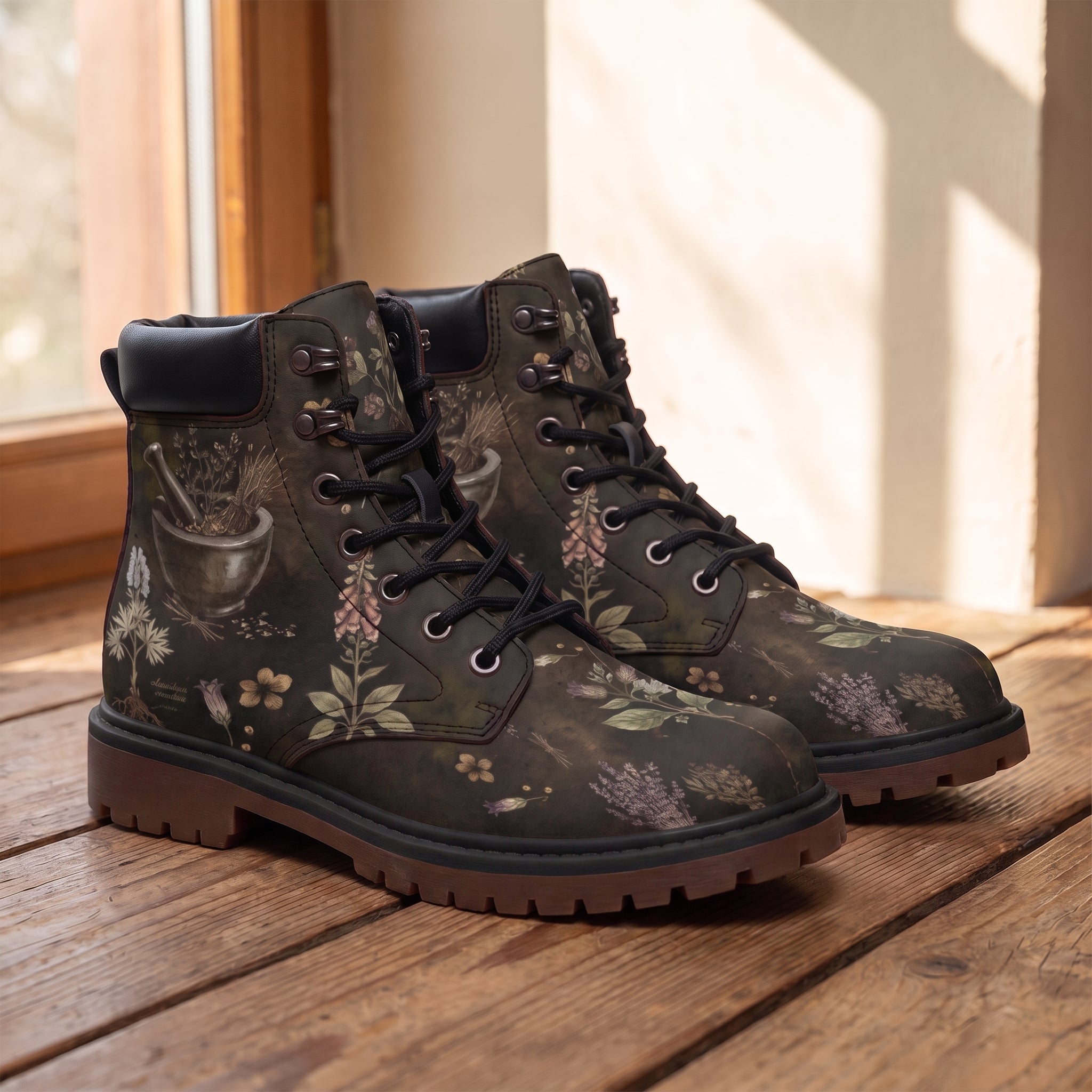 Belladonna Classic Boots - wood floor