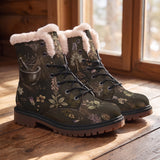 Belladonna Winter Boots - wood floor