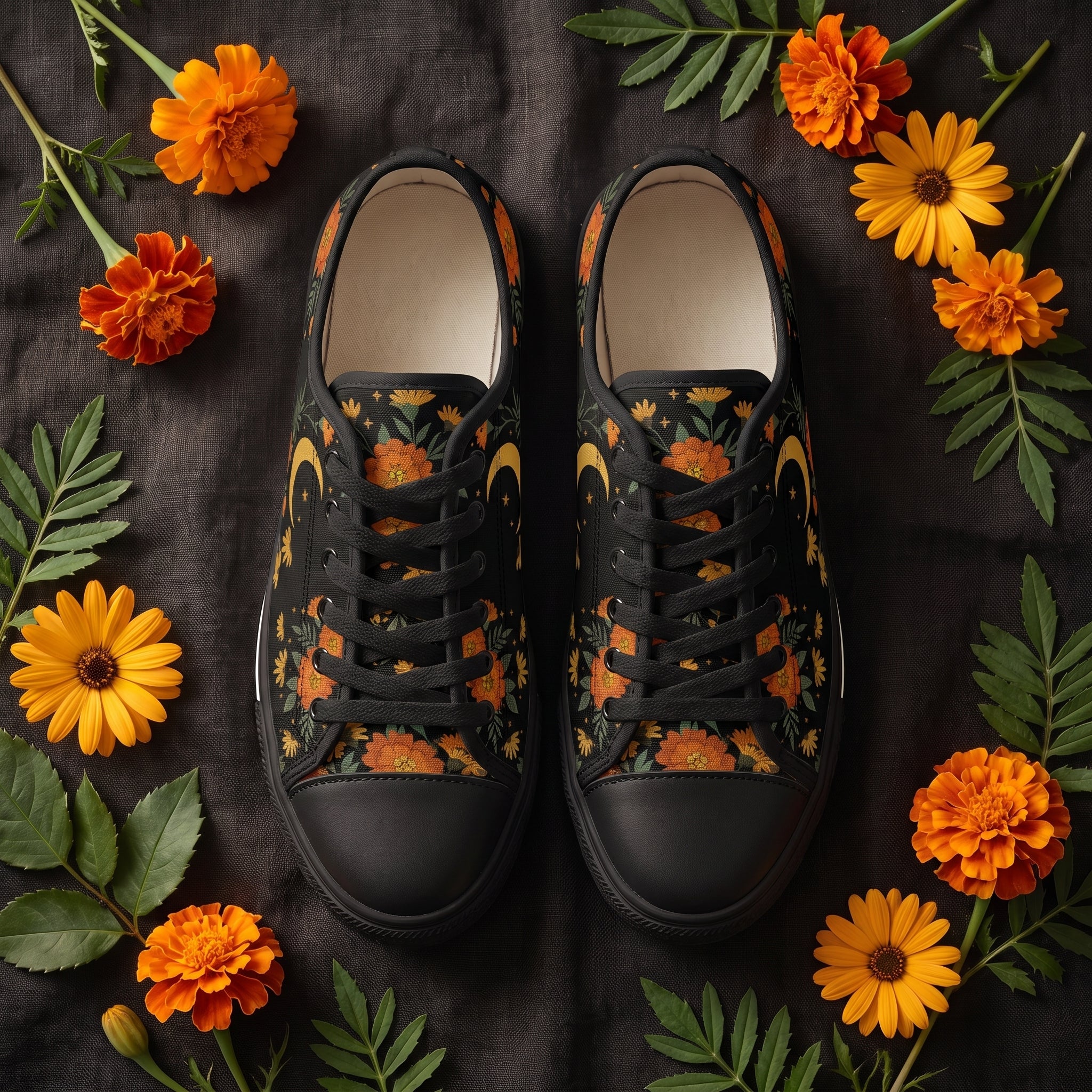 Calendula Low Tops - Flat Decor