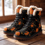 Calendula Winter Boots - wood floor