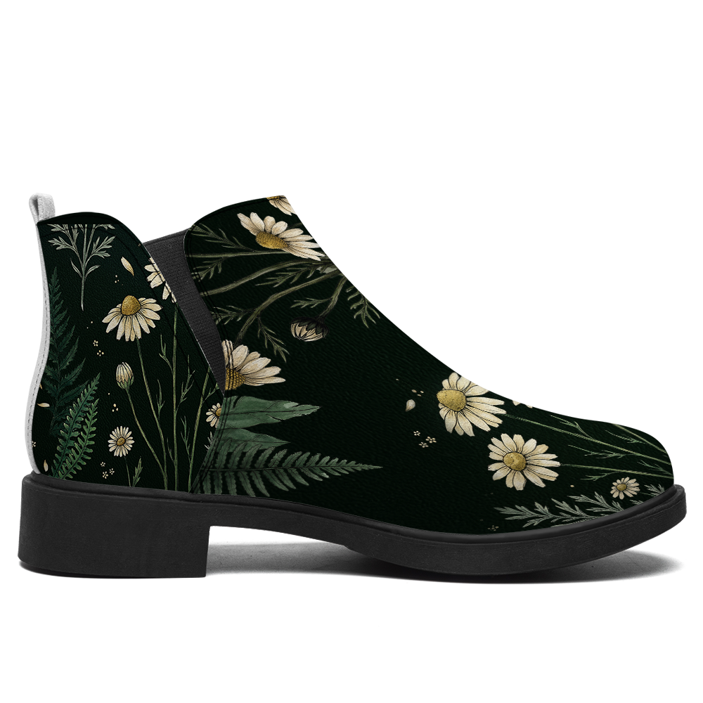 Matricaria Chelsea Boots — single side view on white background