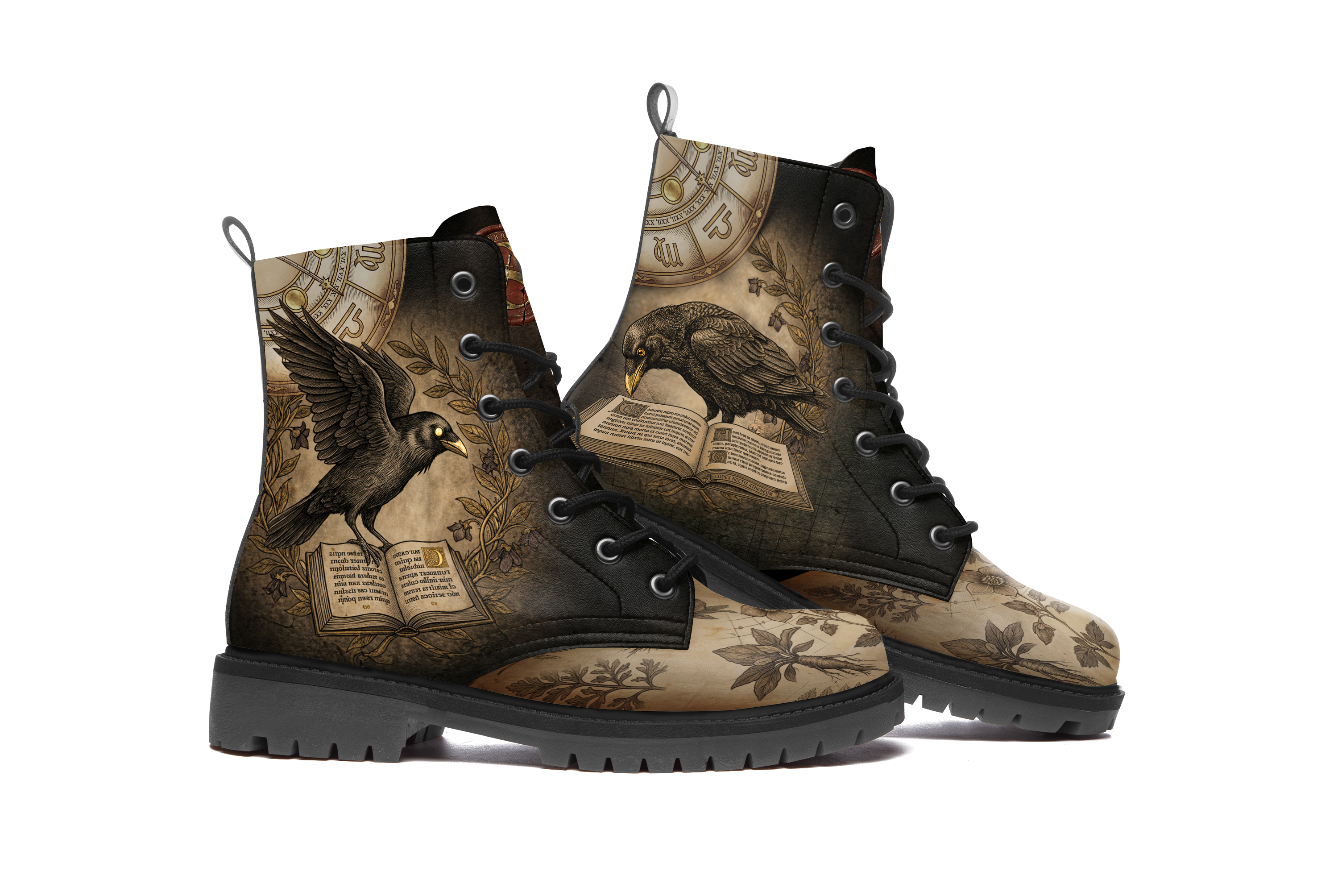 Corvus Vegan Leather Boots - front view
