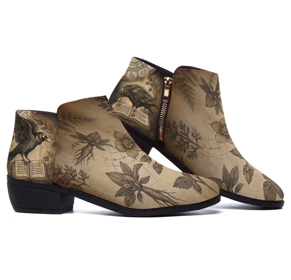 Corvus Fashion Zip Boots — side detail view