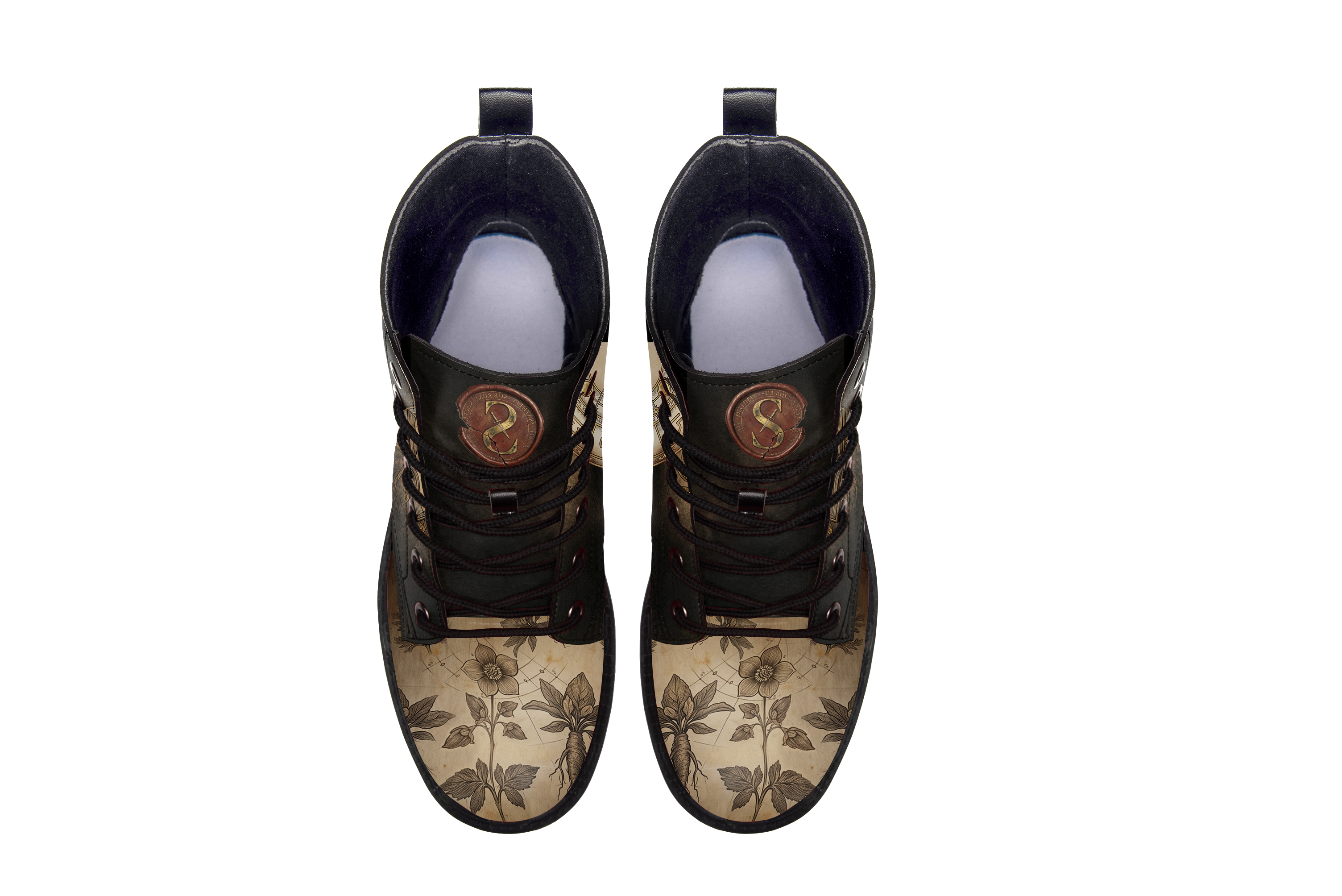 Corvus Vegan Leather Boots - side view