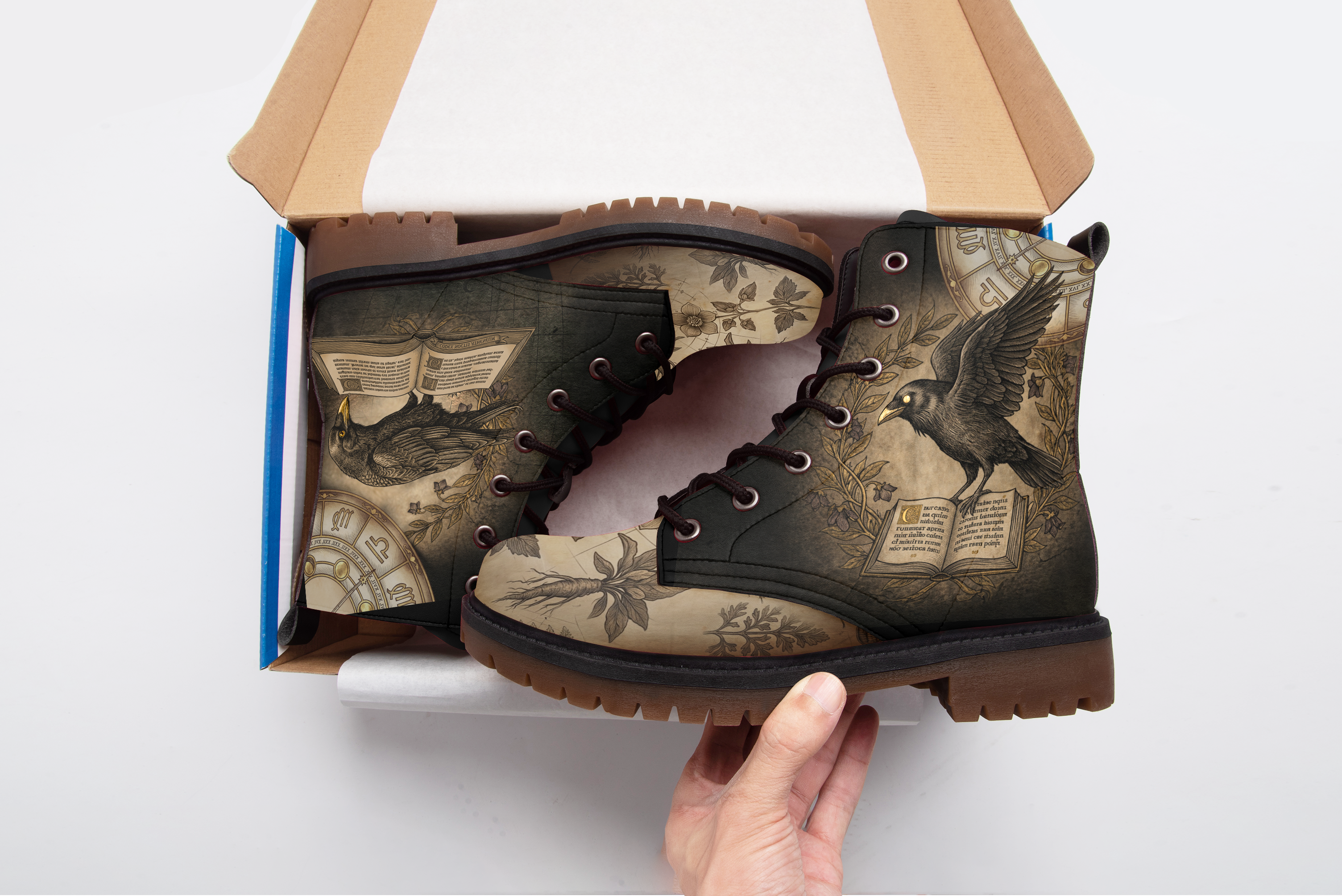 Corvus Vegan Leather Boots - sole detail