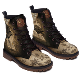 Corvus Vegan Leather Boots - design closeup
