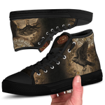 Corvus High Tops — black sole pair