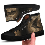 Corvus High Tops — black sole pair