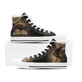 Corvus High Tops — white sole detail with box