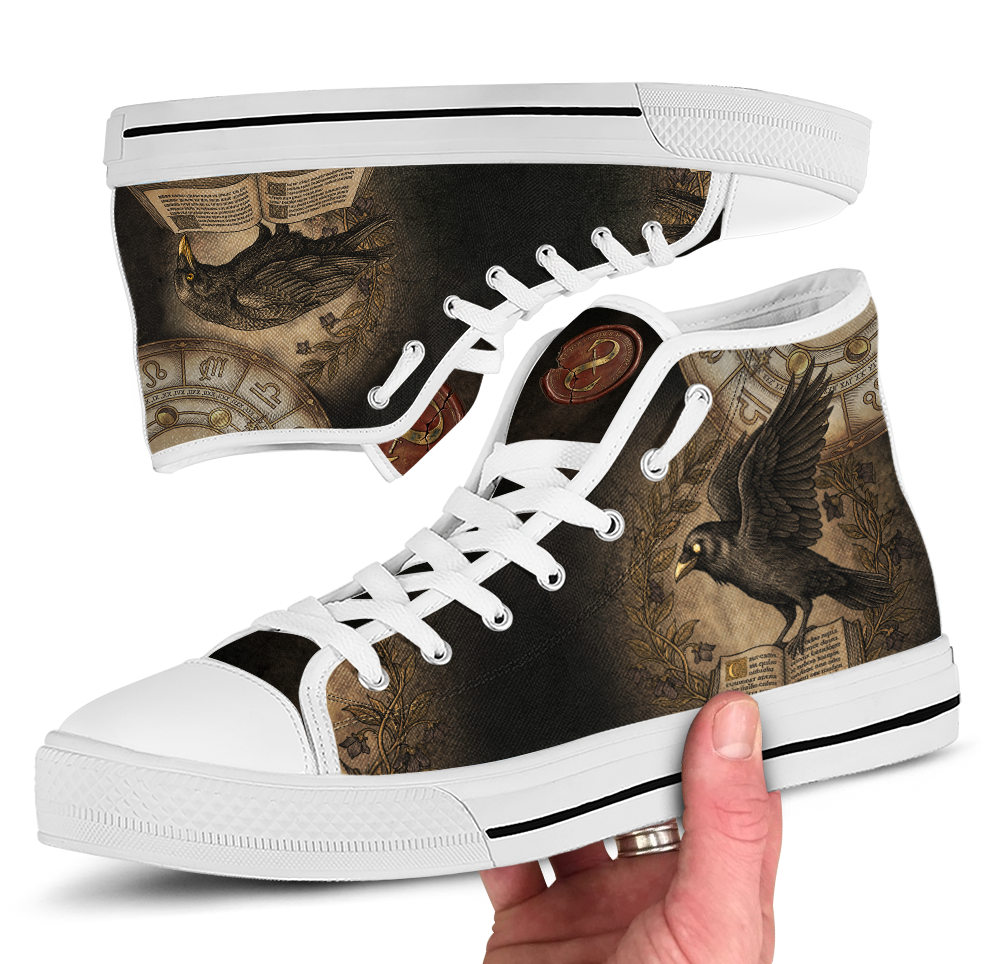 Corvus High Tops — white sole pair