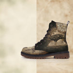 Corvus Vegan Leather Boots - on model detail