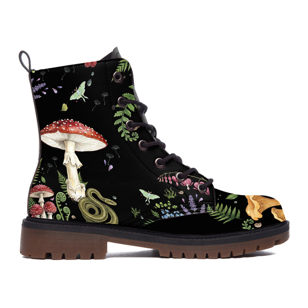 Digitalis Leather Boots