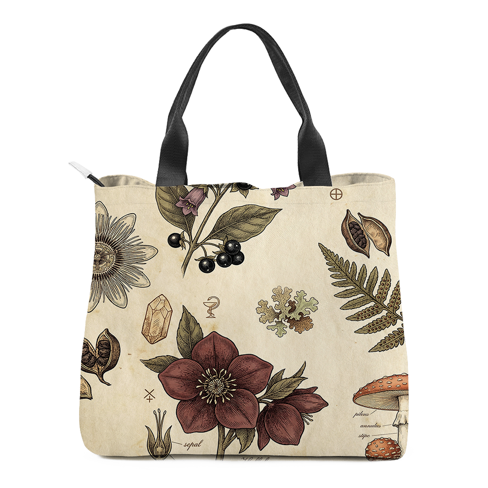 Materia Medica Tote — back view