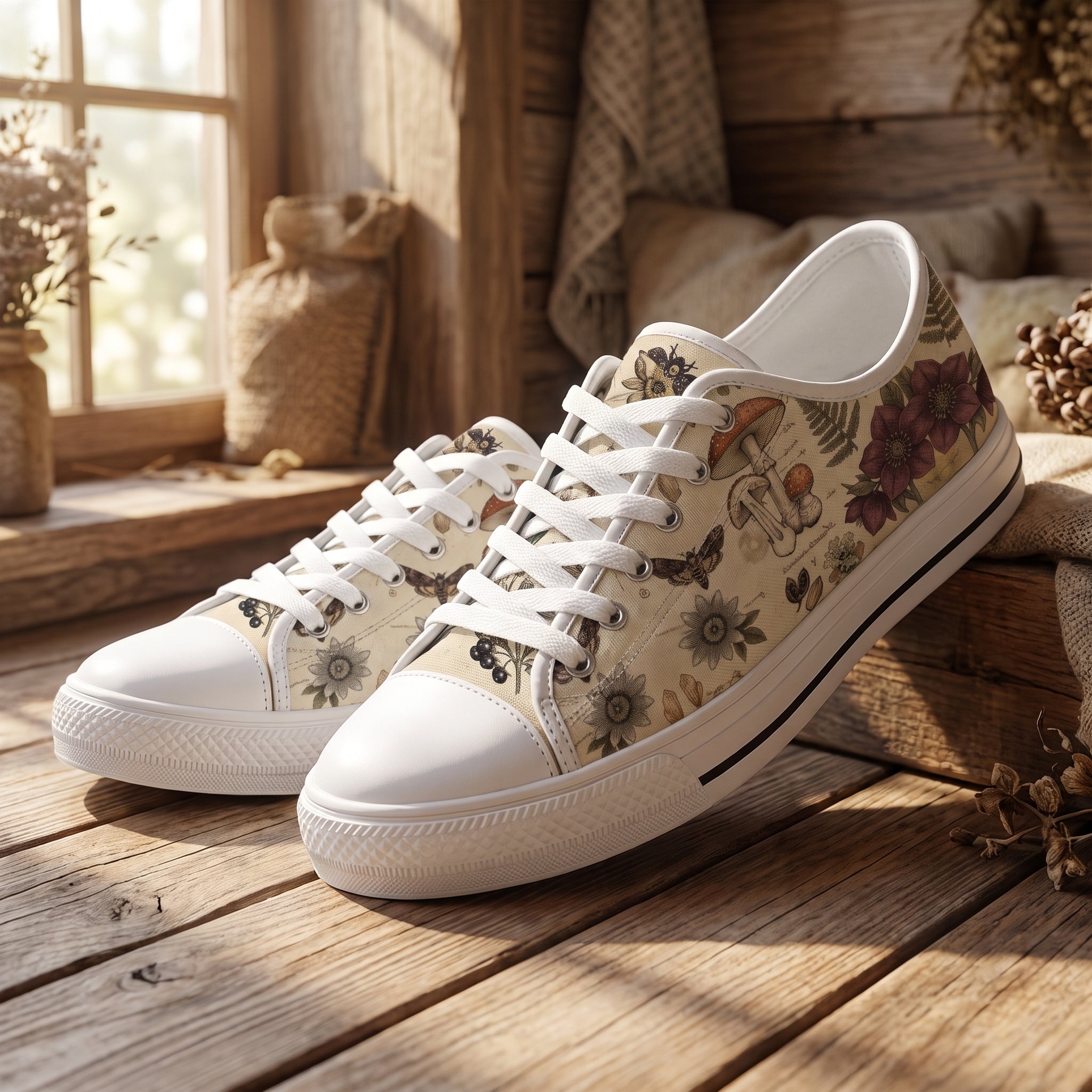 Materia Medica Low Tops - Wood Floor