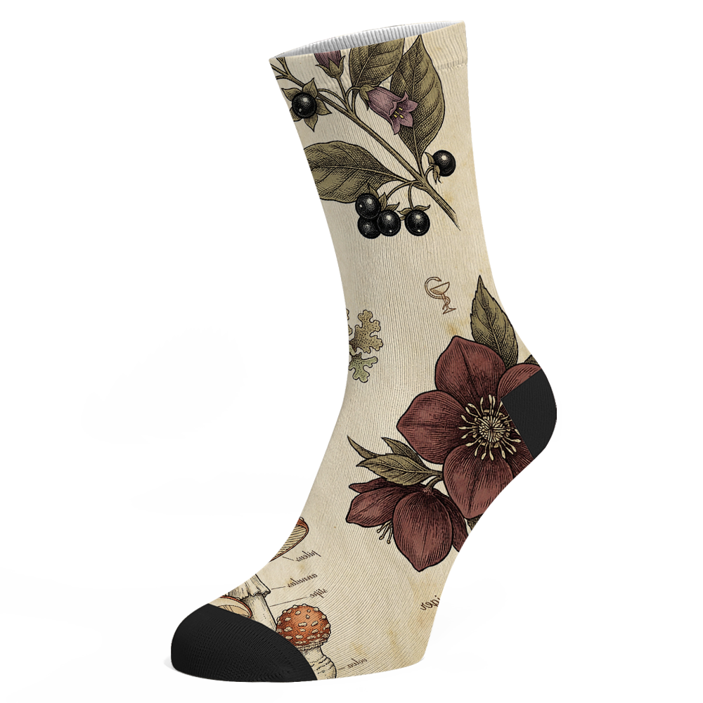 Materia Medica Socks detail