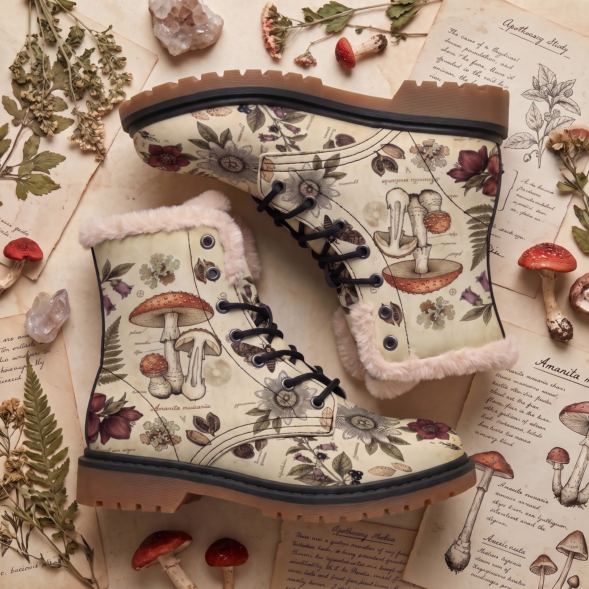 Materia Medica Winter Boots - flat decor