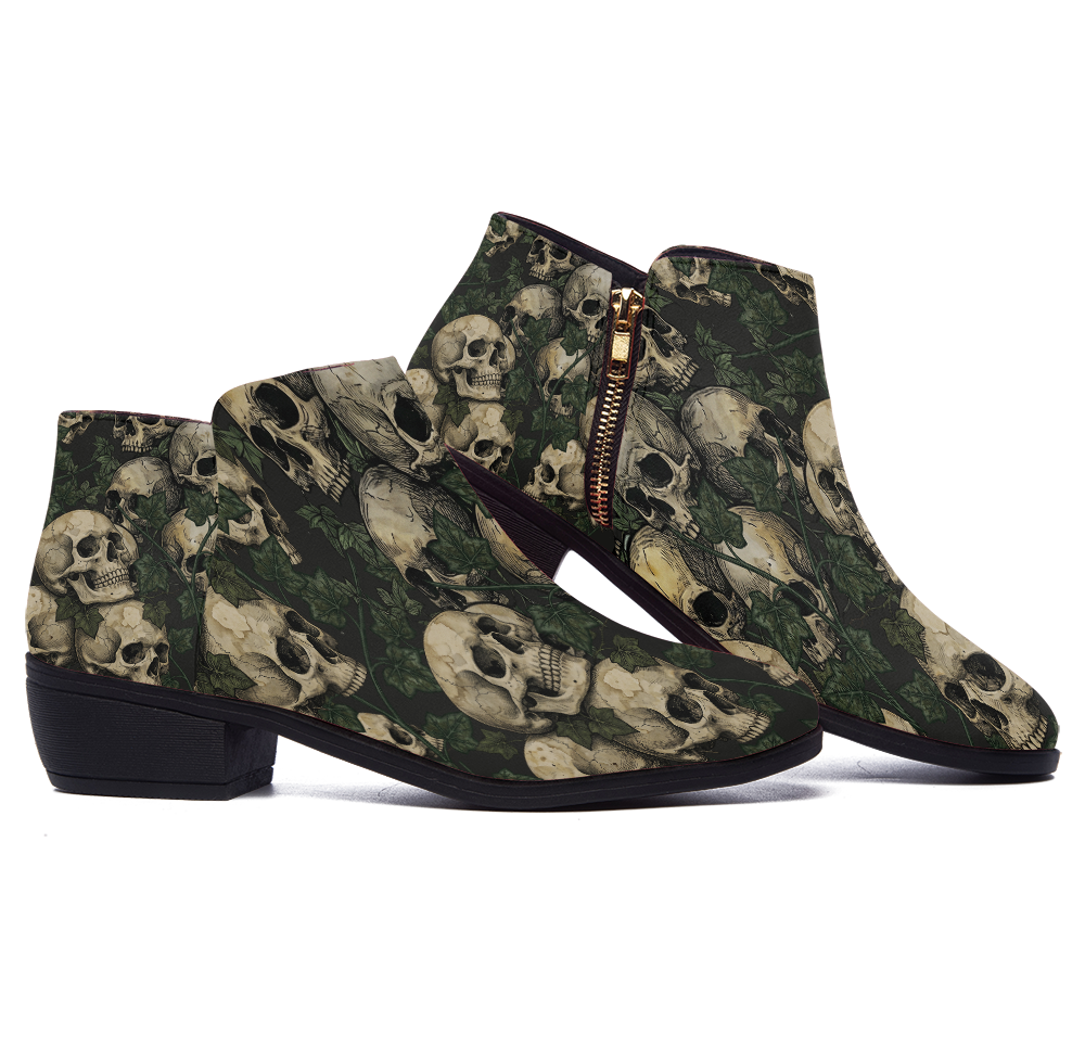 Ossuary Fashion Zip Boots — pair view