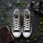 Ossuary High Tops — flat lay with candles and book