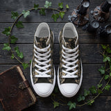 Ossuary High Tops — flat lay with candles and book