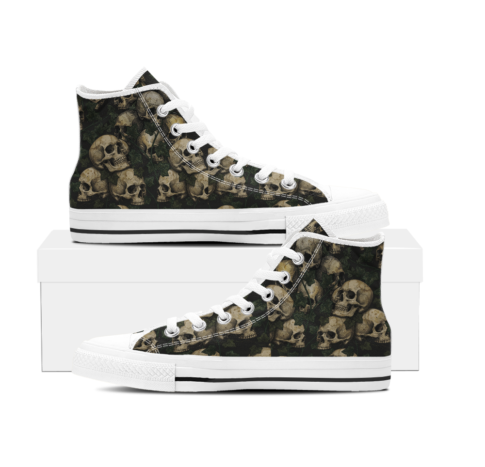 Ossuary High Tops — white sole detail with box