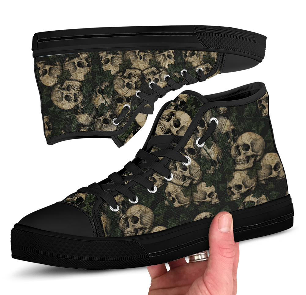 Ossuary High Tops — black sole pair