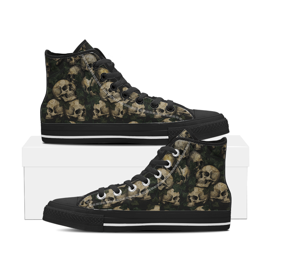 Ossuary High Tops — black sole detail with box