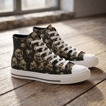 Ossuary High Tops — on wood floor