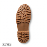 SKATHEIA brown lugged rubber outsole - bottom view