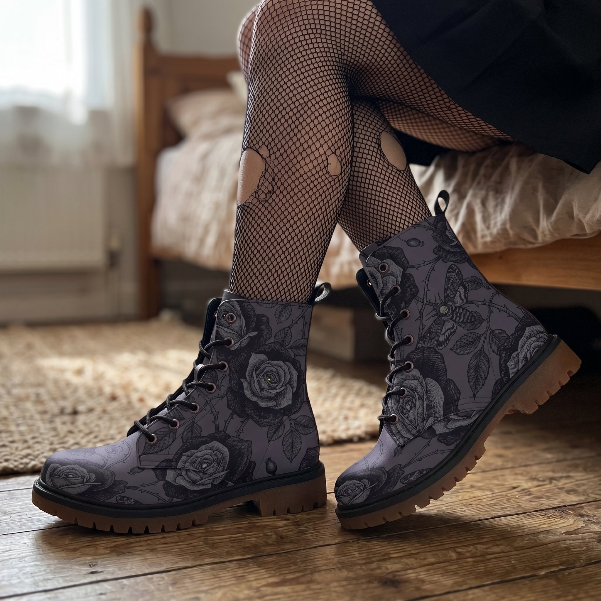 Acherontia Vegan Leather Boots – Skatheia | Boots for the