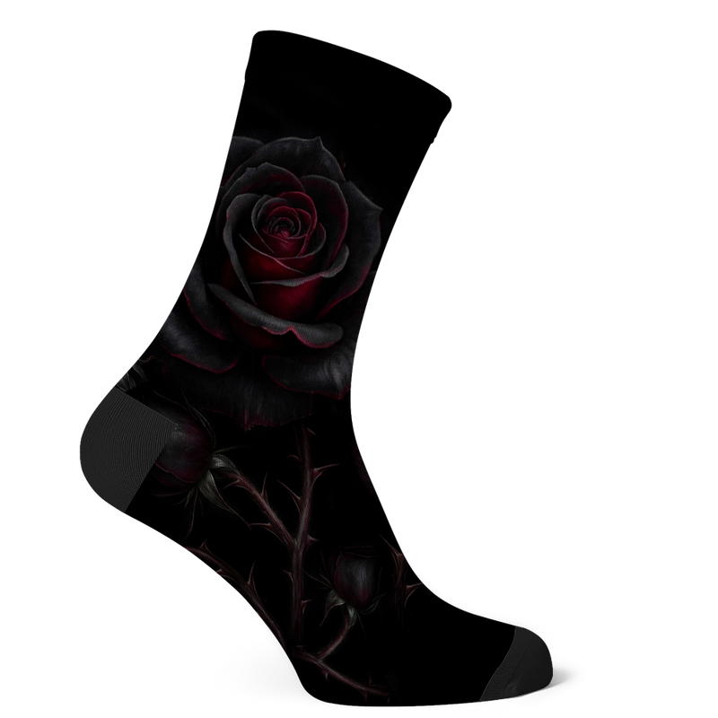 Thornveil Rose Socks