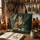 Vulpina Snap Tote Bag — apothecary herbal indoor scene