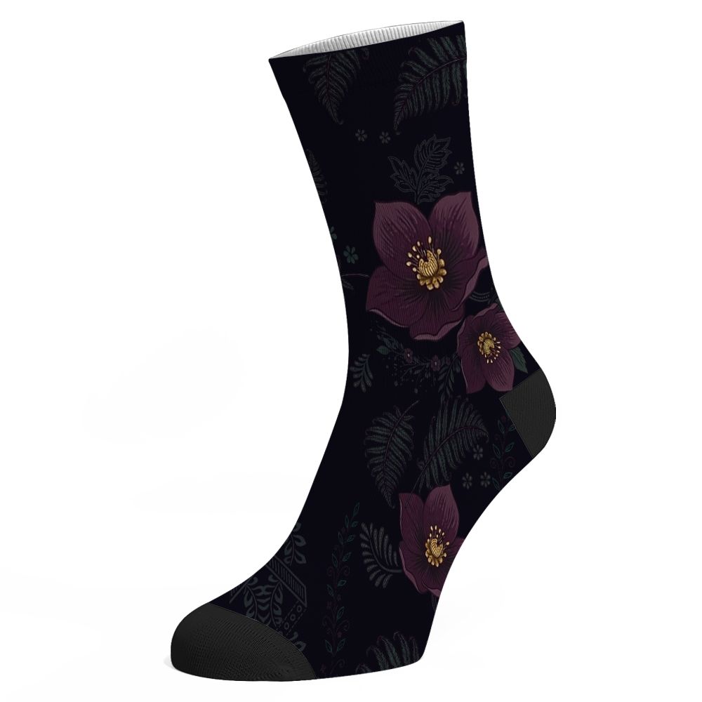 Vespertine Socks flat back