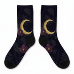 Vespertine Socks flat white