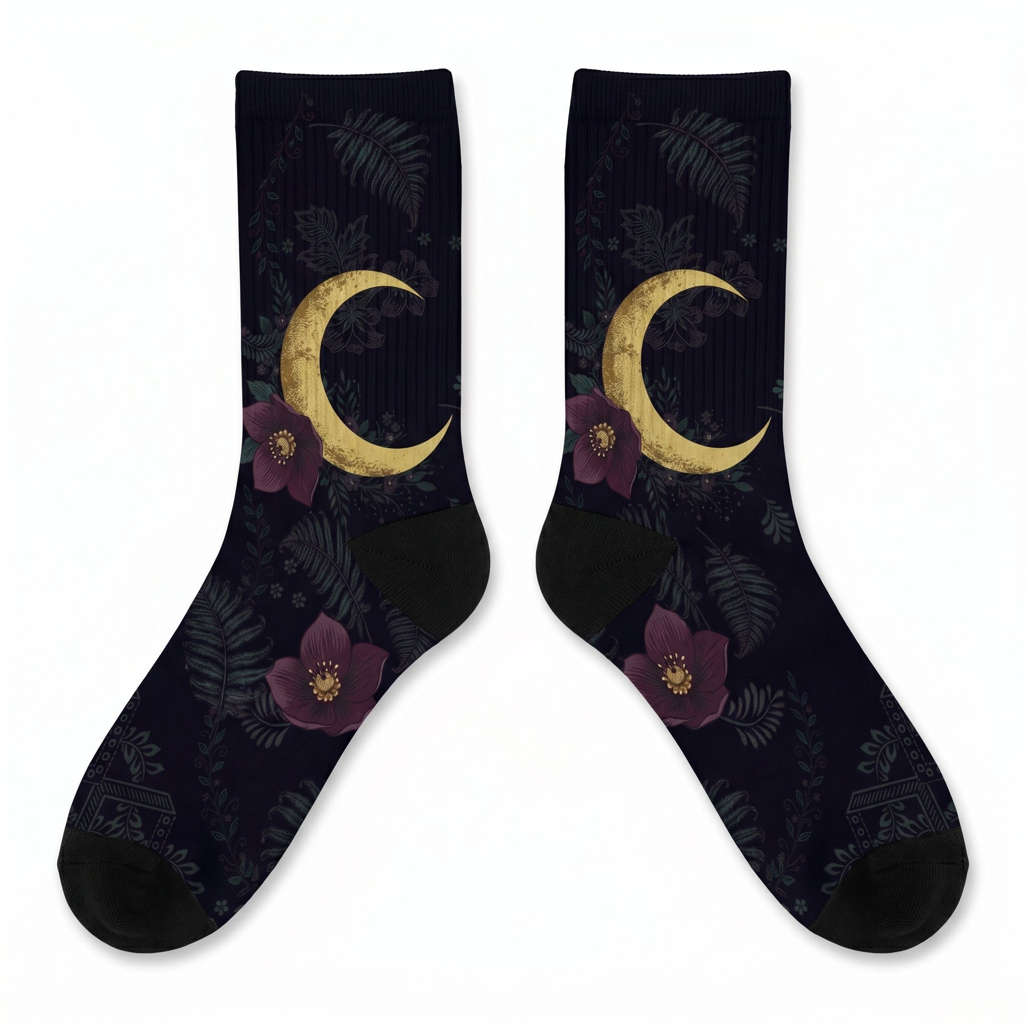 Vespertine Socks flat white