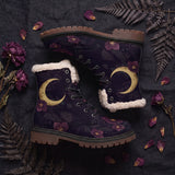 Vespertine Winter Boots - flat decor