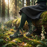Vulpina boots lifestyle — Pacific Northwest forest golden hour
