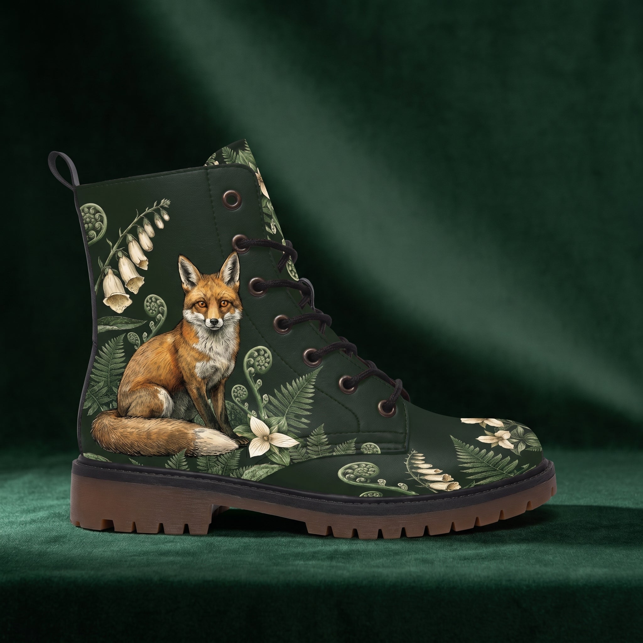 Vulpina boots lifestyle — slow morning witchy domestic scene